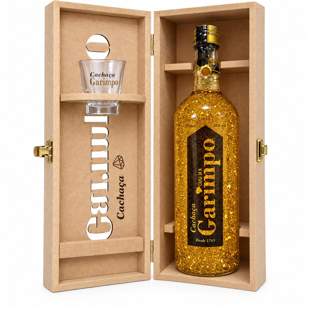 Kit Presente Garimpo Ouro 24K