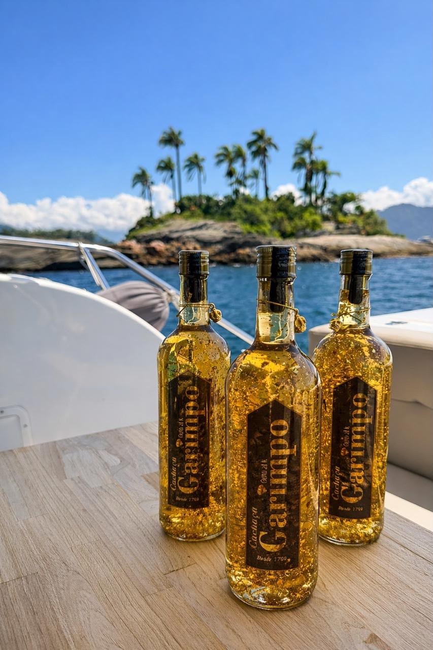Cachaça Garimpo Com Ouro 24k